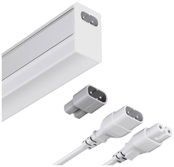 LED-Lichtleiste Siteco Batten Buchse 16W 2000lm 830/840/850 1180mm Silber