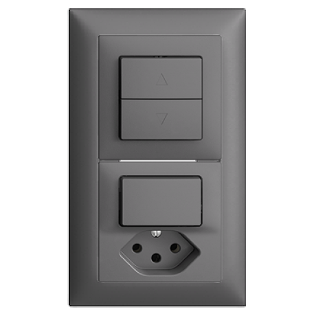 Combinazione INC Edue 2×1 Interr p.tappar 1C + Combi  3/1P+T13 grs