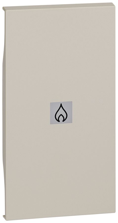 Cache de touche Living Now 2 modules illuminable avec symbole feu sand