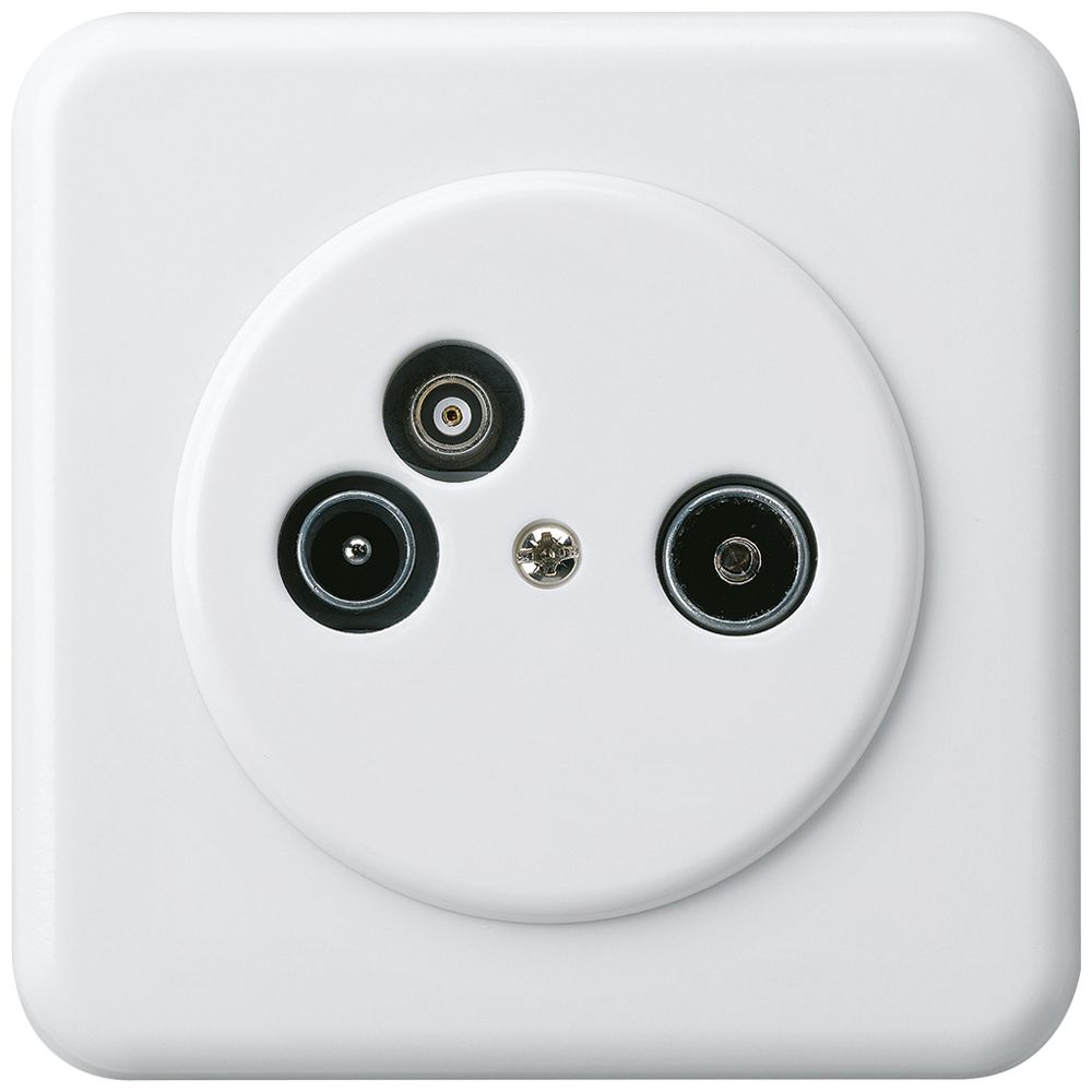 UP-Antennendose TV-R-Daten basico C 2GHz 19db weiss