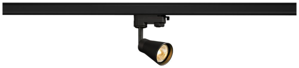Strahler SLV AVO, GU10 50W mit 3-Phasen-Adapter IP20 schwarz