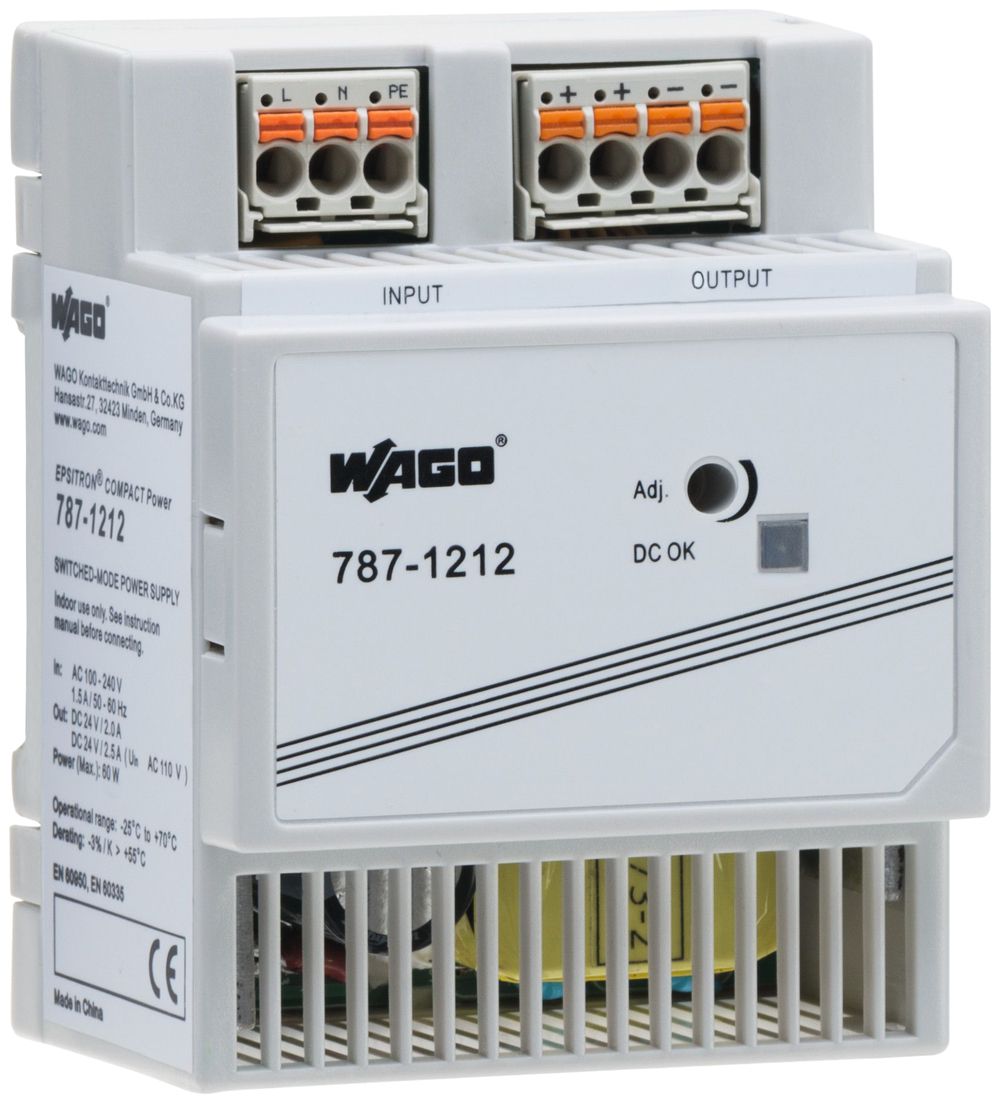 REG-Stromversorgung WAGO EPSITRON COMPACT, einphasig, 24VDC, 2.5A