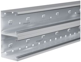 Canale perapetto tehalit BRS 210×100×2000mm coperchio 2×80 acciaio zinco