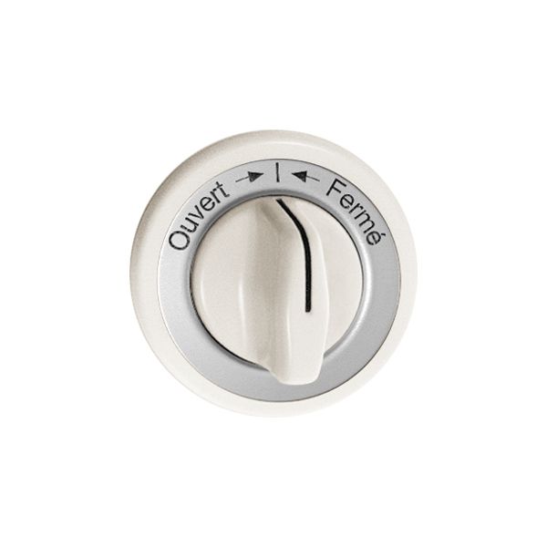 Frontset Ouvert-I-Fermé weiss für Schwenktaster FH