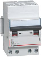 Leitungsschutzschalter Legrand C 4P 16A 6000A/10kA Steckanschl.