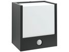 Applique LED MACAW PIR 3.5W, 2700K, 320lm, IP44, nero