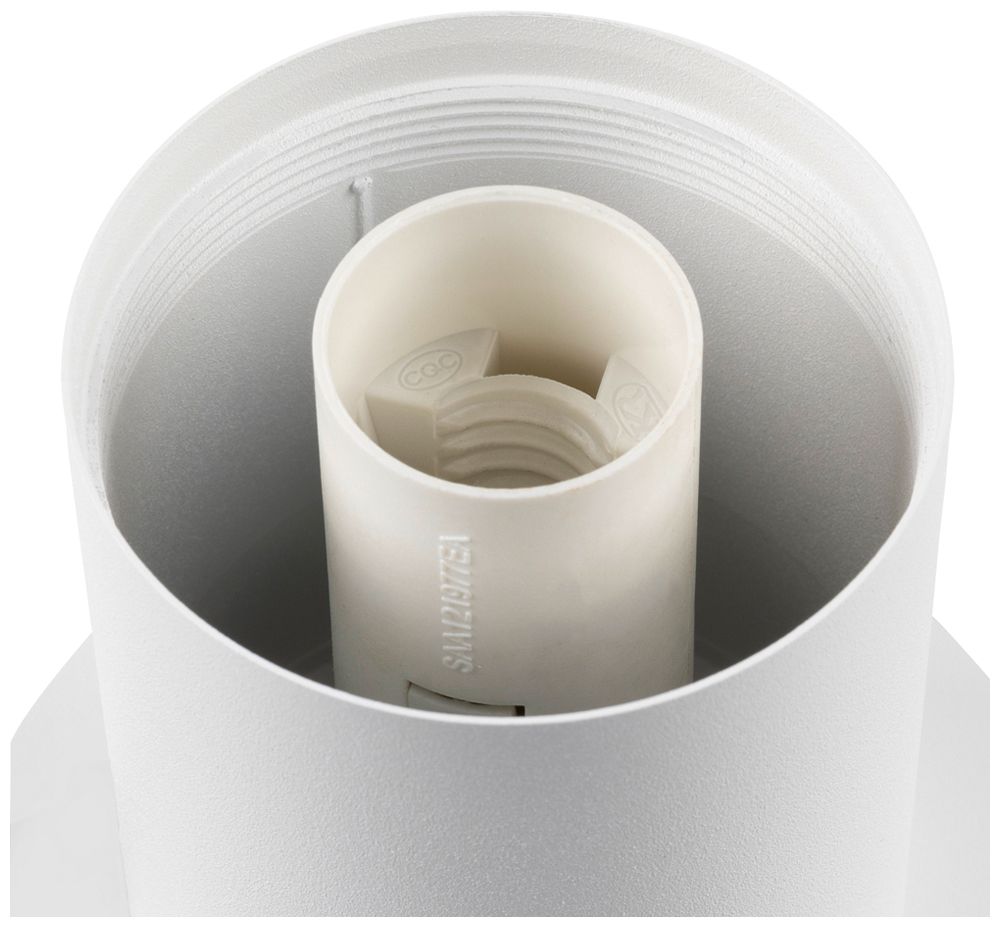 Tischleuchte SLV VARYT E14 1×6W Schalter Ø90×90mm weiss