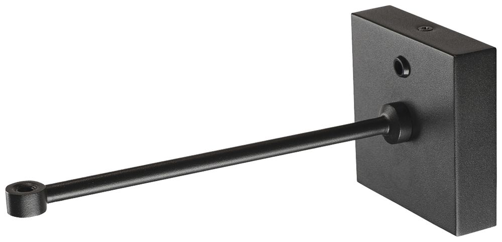 Support mural SLV FITU CRANE BASE acier 225×100×100mm noir