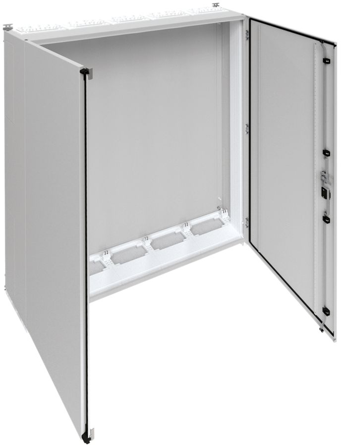 Wandschrank Hager univers mit Volltür SK I IP55 1550×1300×275mm RAL 7035