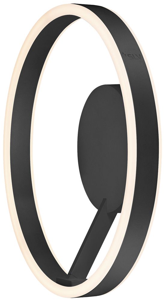 LED-Decken-/Wandleuchte SLV ONE 40 CW 14W 450lm 927/930 DIM Ø400 schwarz