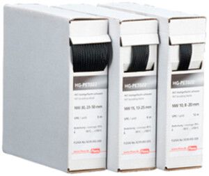 Guaina intrecciata AGRO PET Ø15mm poliestere nero 6m