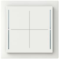 AP-Bedienelement ABB SIDUS touch free@home mit BCU 1…4-fach weiss