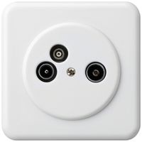 UP-Antennendose TV-R-Daten basico C 19dB weiss