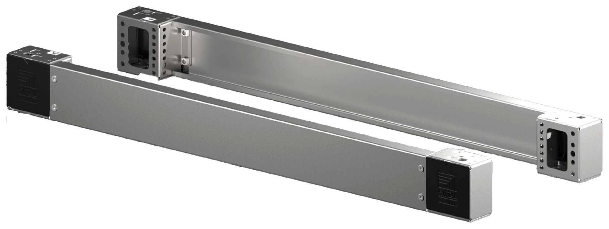 Cache-socle Rittal VX 8660.052 1000×100mm face/revers acier fin 2 pcs