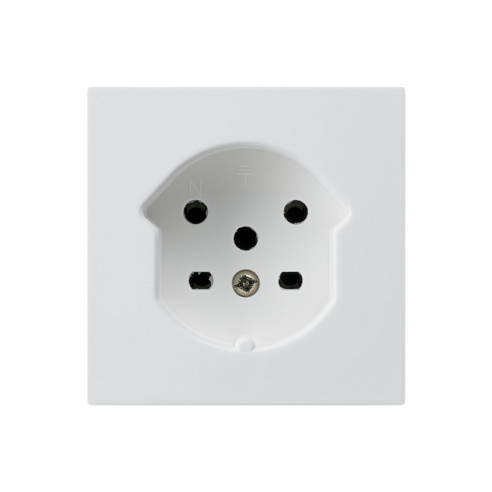 Steckdose HA kallysto Typ 15 mit Steckklemmen weiss