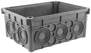 Abzweigdose Ammer 130×170×70mm ohne Deckel grau GDP 850°C