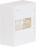 AP-Kleinverteiler Hager mini gamma 1-reihig 6TE IP30 146×180×82mm