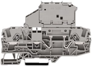 Borne de sécurité WAGO 2L pour fusible G 5×30mm