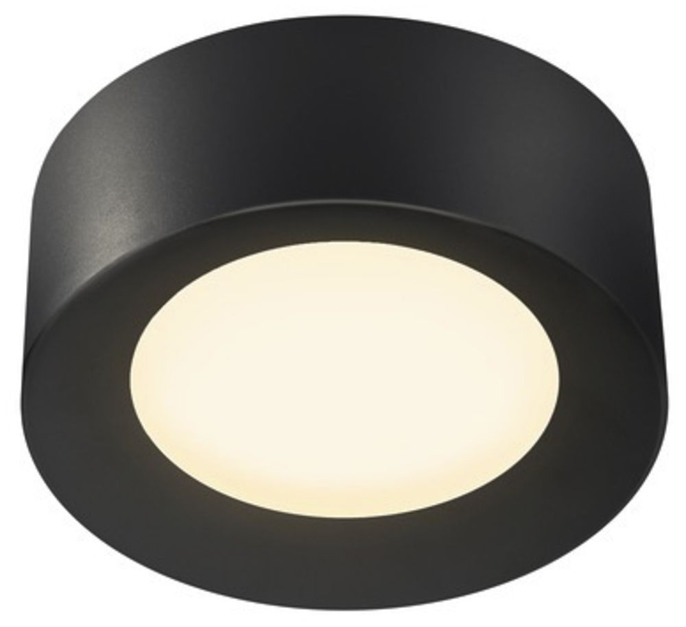 LED-Deckenleuchte SLV FERA 25 DALI 19.5W 1650lm 3000/4000K Ø200×75mm schwarz