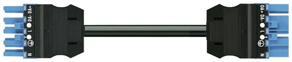 Verbindungsleitung MIDI 5×1.5mm² 16A 400V 1m Cod.I Buchse/Stecker blau Cca