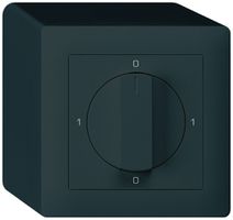 AP-Drehschalter kallysto 5/1L schwarz mit Drehgriff