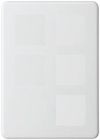 Plaque de rec. 2×3 206×146 blanc sans découpe