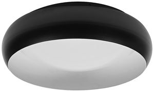 Plafonnier LED LEDVANCE Orbis Livia 16W 1000lm 830 Ø300×95mm noir/blanc
