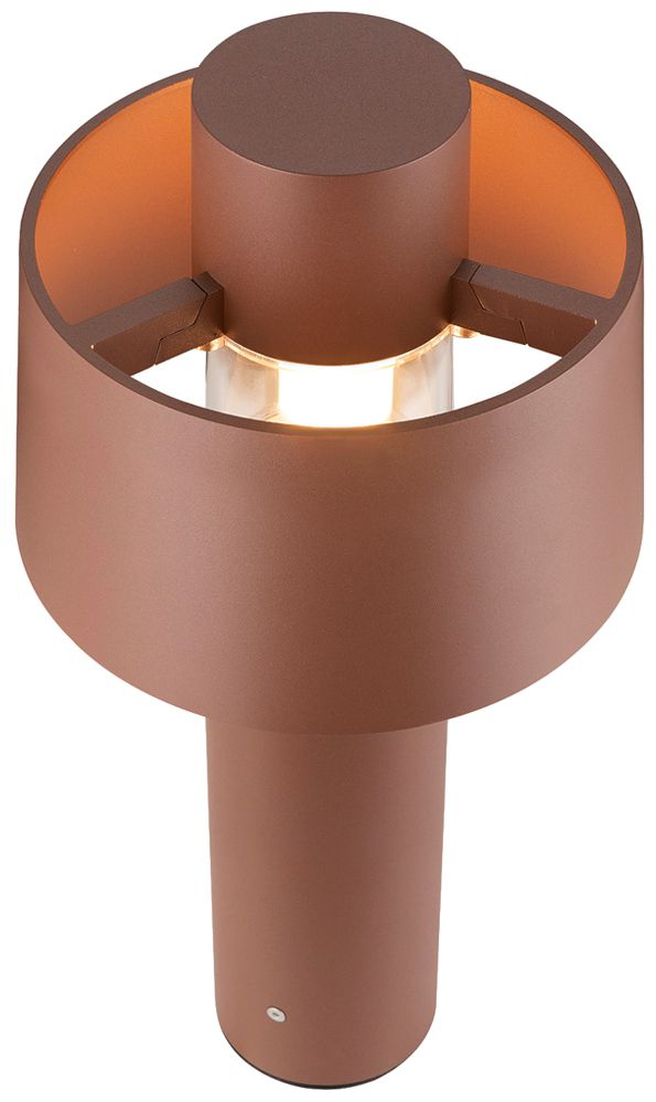 Wegeleuchte SLV PHOTONI E27 1×13W IP65 Ø224×450mm Rost