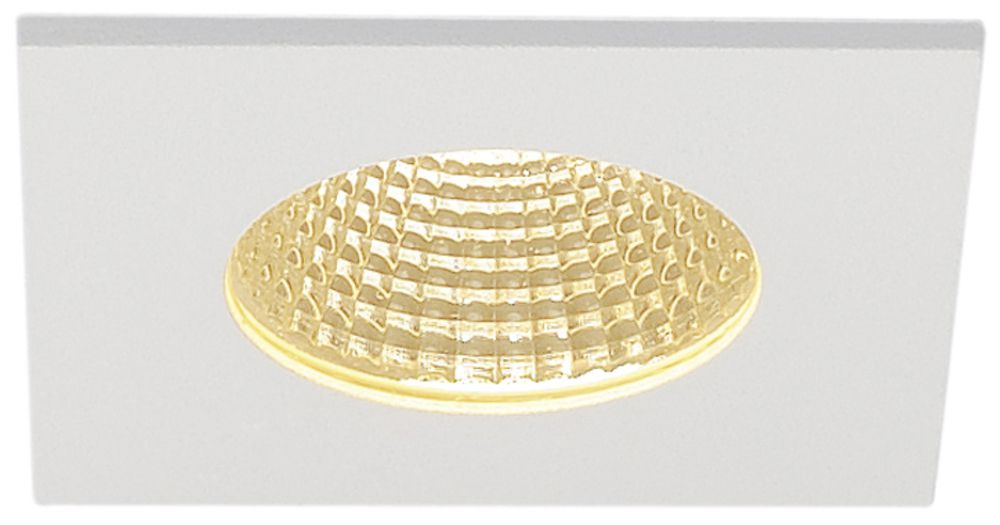 EB-LED-Downlight SLV PATTA-I, 12W 800lm 3000K eckig IP65 mattweiss