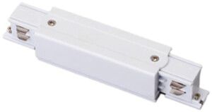 Verbinder DOTLUX dreiphasig, gerade mit Mitteleinspeisung weiss