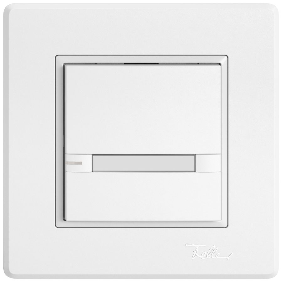 Poussoir KNX RGB ENC EDIZIO.liv SNAPFIX® capteur temp.RGB-LED étiqu.1×com.2T bc