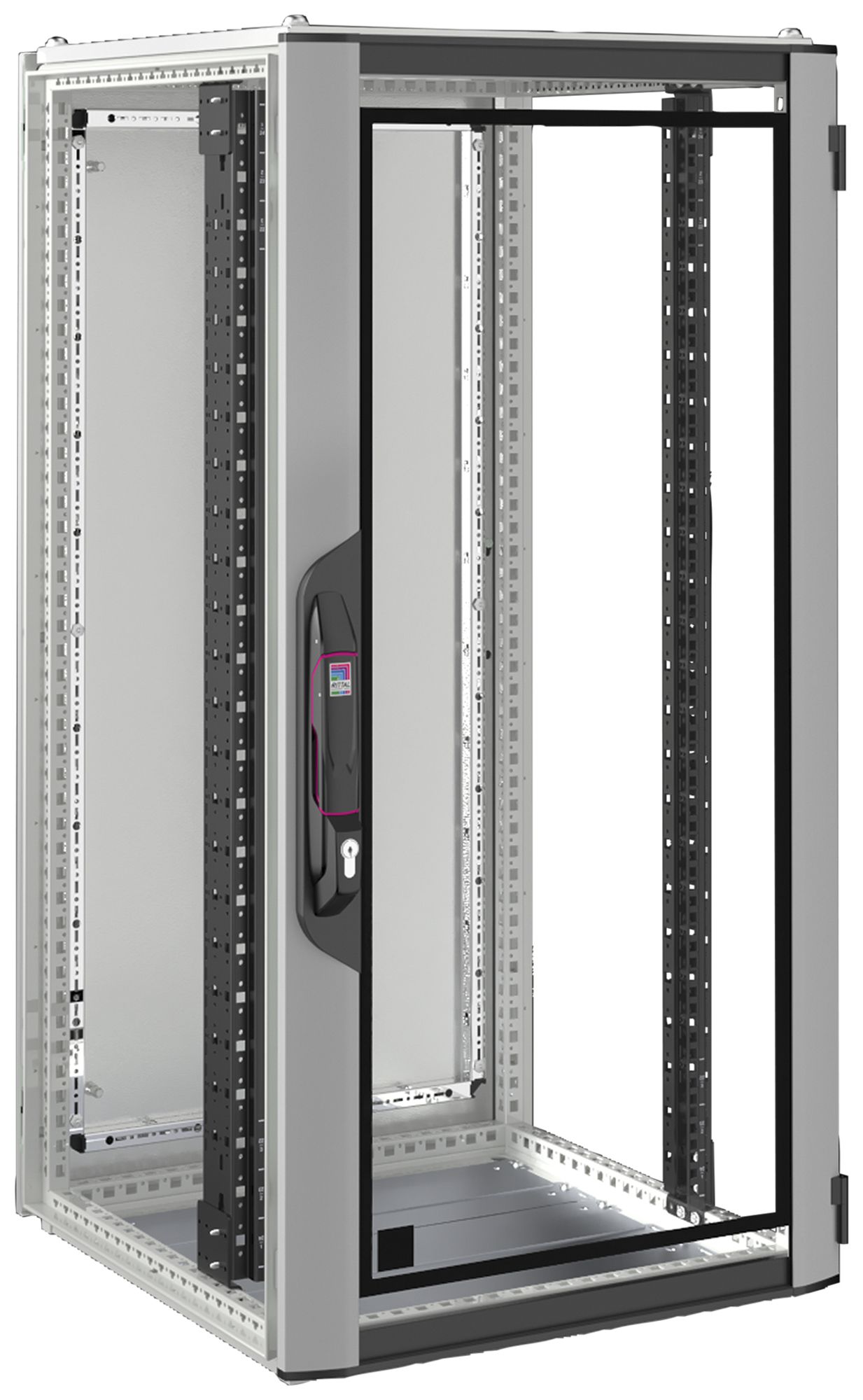 Netzwerkschrank 19" Rittal VX IT 5326.131 600×1200×600mm 24HE Stahl grau