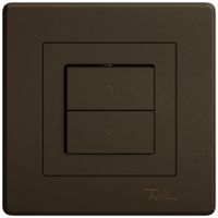 UP-Storentaster EDIZIO.liv SNAPFIX® 10A 250V 2 Tasten 1 Kanal br