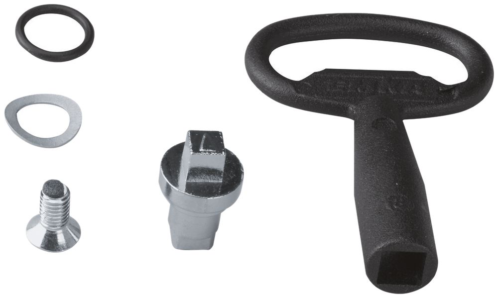 Serrure carré Hager univers 6/6mm IP44/IP54 version Suisse