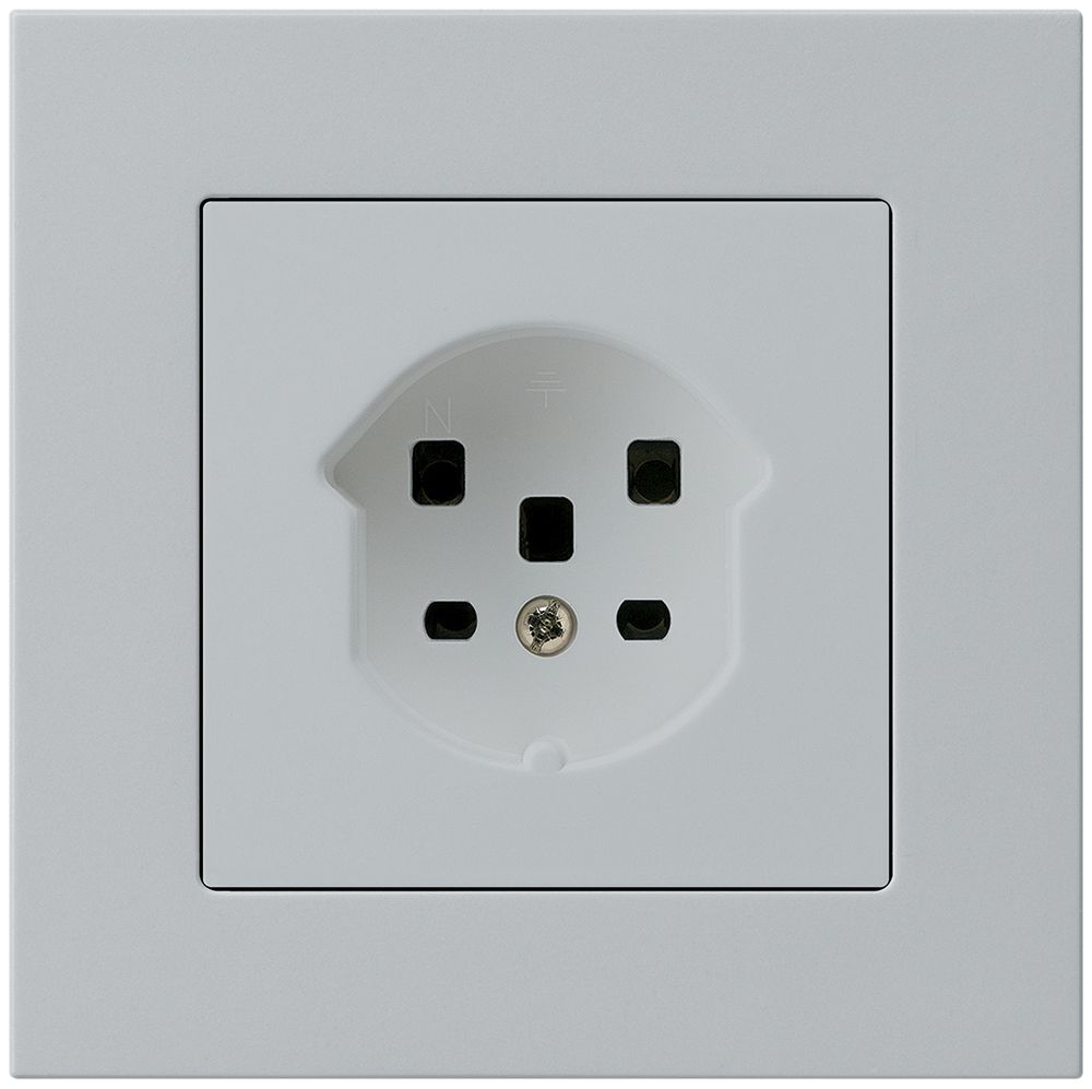 UP-Steckdose HA kallysto.pro Typ 25 mit Steckklemmen lichtgrau