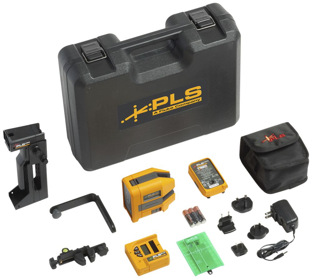 Livello laser a croce Fluke-PLS 180G RBP SYS 15m ≥3h verde 525nm