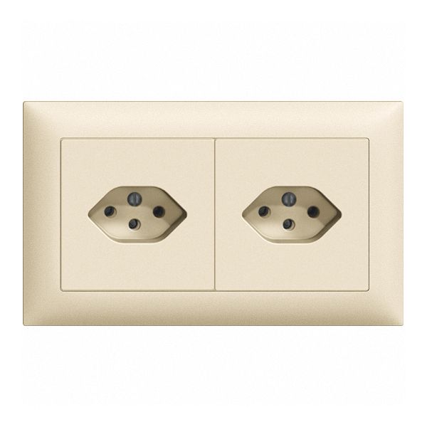 UP-Kombination I-I EDIZIOdue 2×T13 horizontal crema