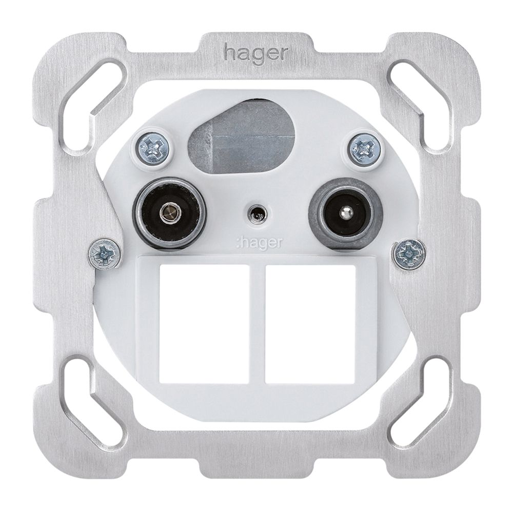 Intérieur pour prise antenne R/TV HMS Hager montage F 14dB