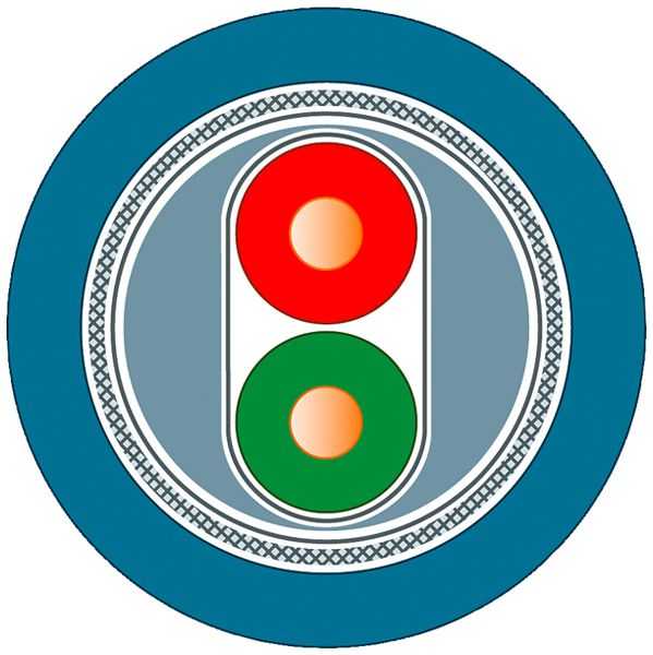 Buskabel Siemens PROFIBUS FC Process 1×2×1 geschirmt PVC Eca blau