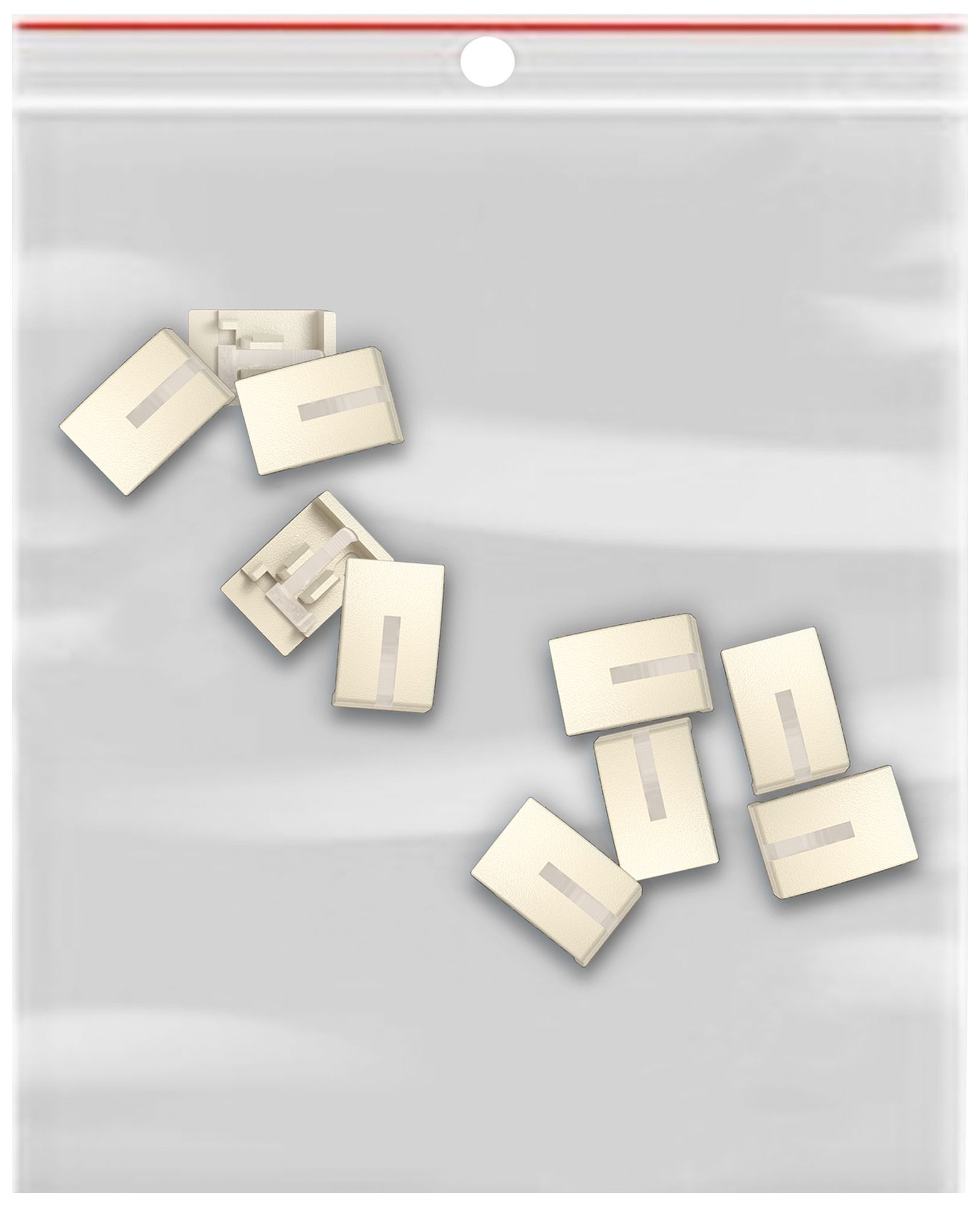 Elemento laterale EDIZIO.liv SNAPFIX® p.KNX UNI&zeptrion 10 pezzi con LED cr