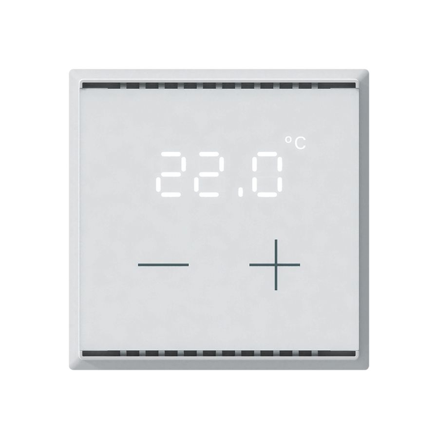 Raumthermostat KNX KAL mit Display LED weiss