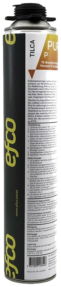Brandschutzschaum EFCO TILCA PUR F P 1K 750ml rosa