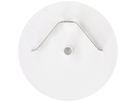 Deckenrosette MH Federbügel steckbar Ø98×3mm weiss