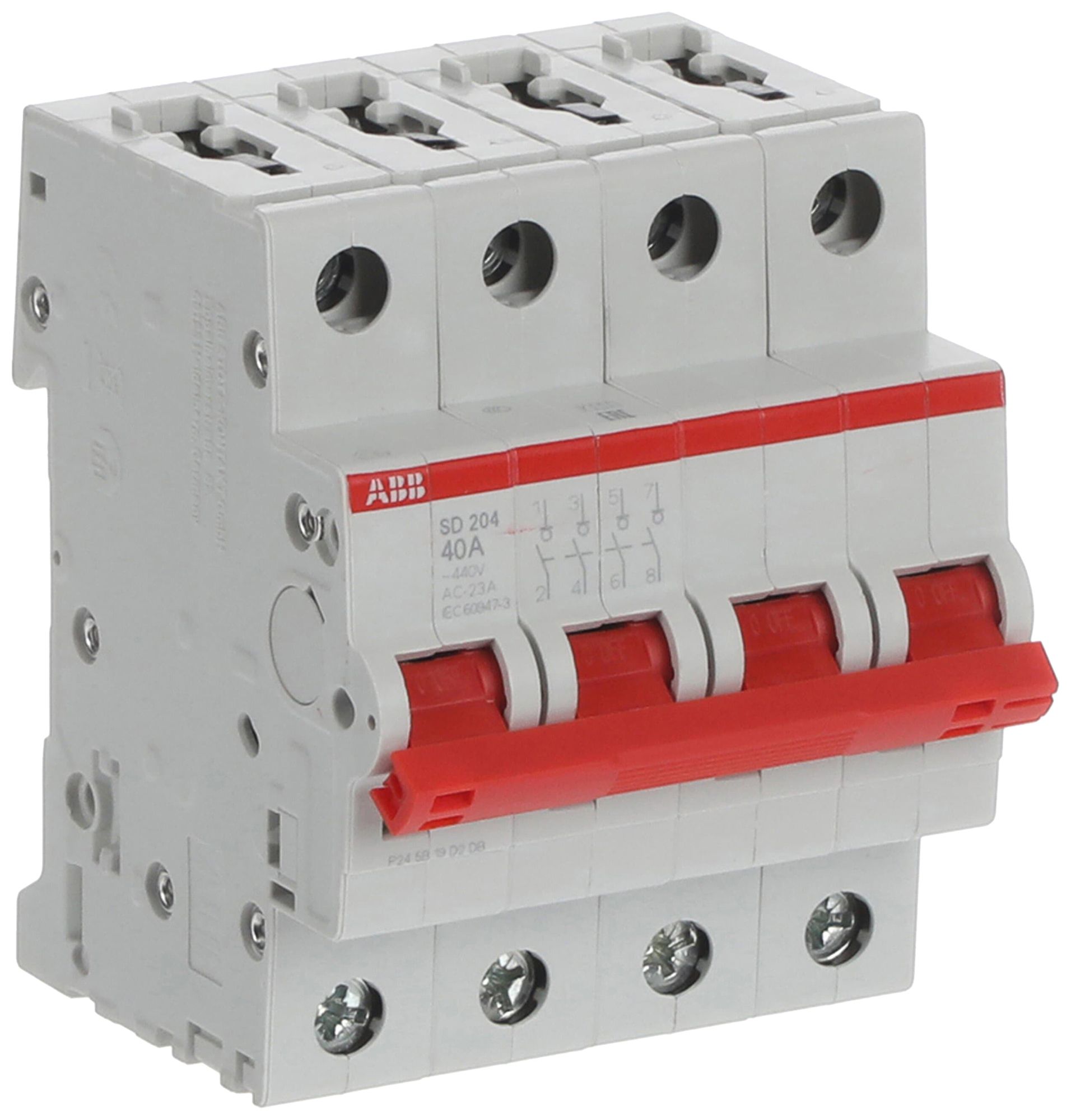 REG-Lasttrennschalter ABB pro M compact SD204/40 40A 4P 440V 4TE