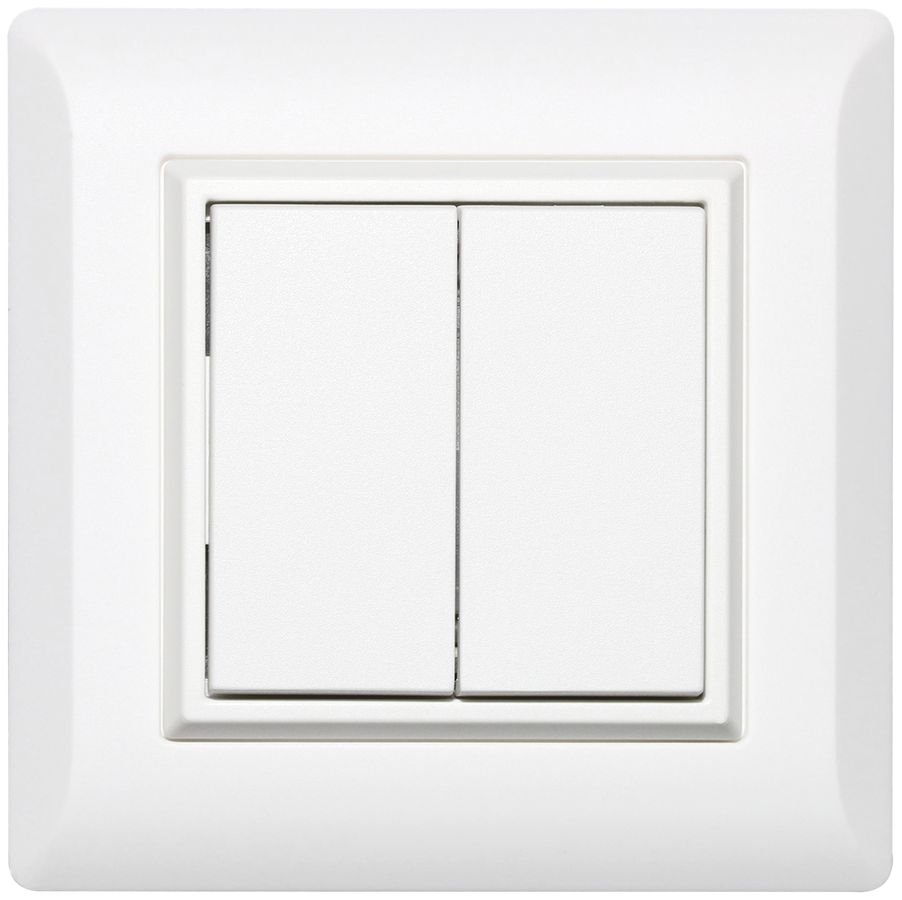 Poussoir RF AP ALADIN EnOcean kallysto.line, 2-fois, blanc