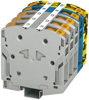 Klemmenblock L1/L2/L3/N/PE 6…35mm²