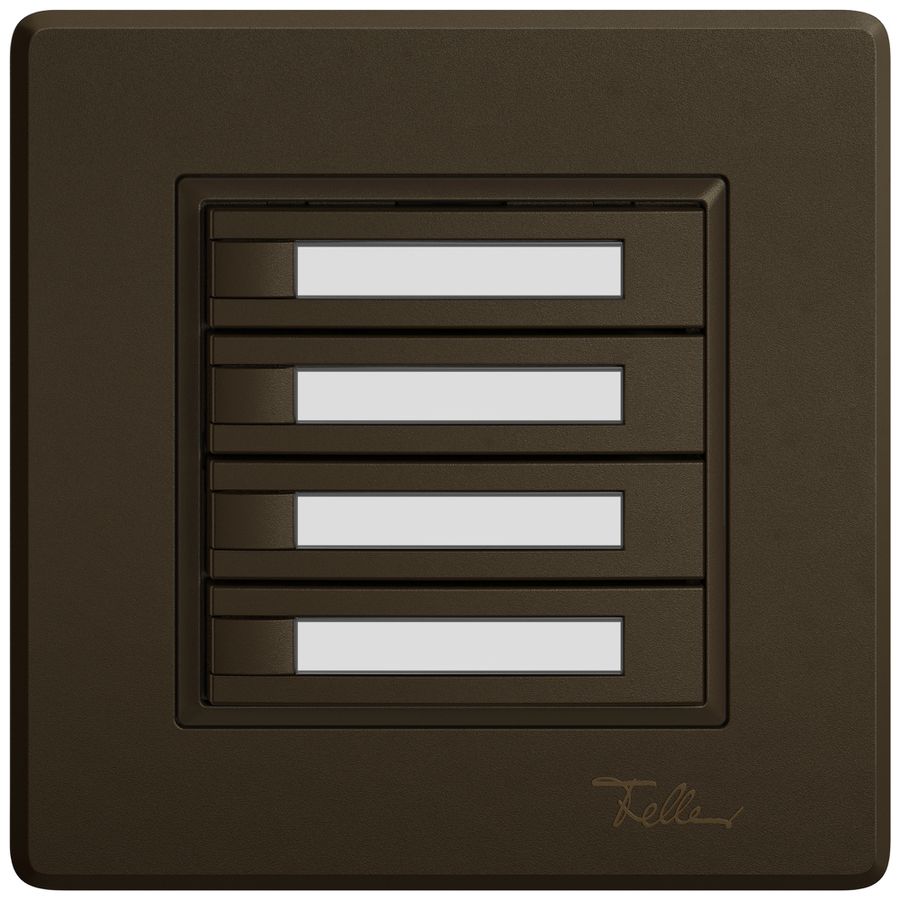 UP-Universaltaster EDIZIO.liv UNI SNAPFIX® 5…48V o.LED 4× 1-Tbed.Pap.br