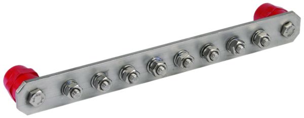 Potentialausgleichsschiene DEHN/elvatec 8×M10×25mm V2A