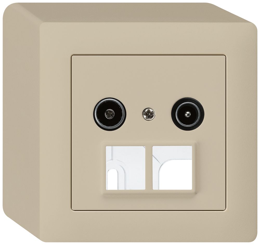 Prise d'antenne AP R/TV HMS kallysto 19dB beige