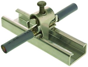 Borne de blindage 6…10mm Al pour barre profilée C W4382/4383